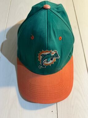 Vintage 90s Miami Dolphins Lightwear Fiber Optic Light Up Snapback Hat Logo 7